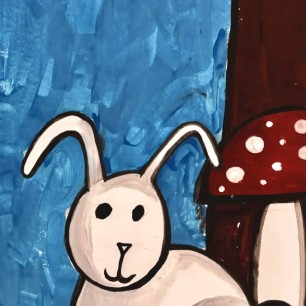 Иллюстрация к сказке «Хитрый заяц»