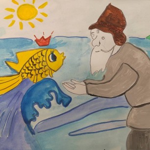 «Золотая рыбка», русская народная сказка.