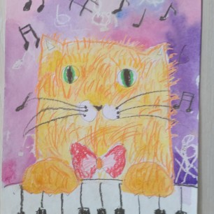 Котик-музыкант