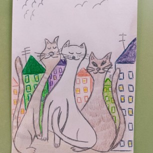 Коты в городе