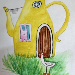 Сказочный Дом-чайник