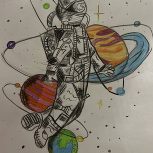 Смелый космонавт