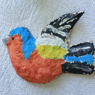 " С весною к нам прилетела птичка Зяблик! "