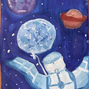 Выход в открытый космос «Вижу Землю»