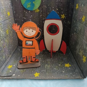 " В открытом  космосе"