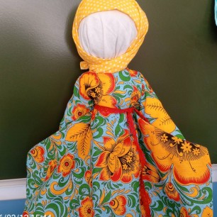 Кукла мотаночка - Весенняя цветняшечка