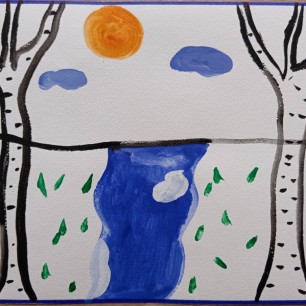 " В озябший мир спешит весна"