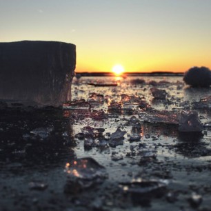 Лед на Волге