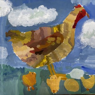 Ряба с детками