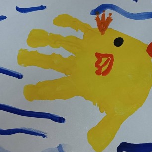 Золотая рыбка из сказки "О рыбаке и рыбке"