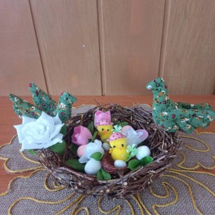 Пасхальная композиция "Гнездышко"