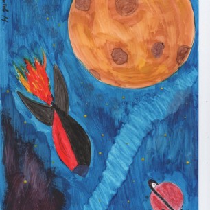 Путешествие по орбите на звездолете