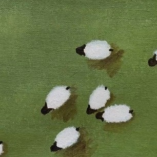 Барашки в поле