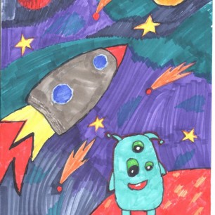 В космическом пространстве