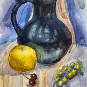 "Натюрморт с виноградом"