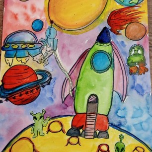 Разноцветный космос