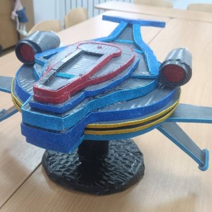 Модель космического аппарата "Звезды"