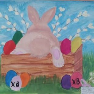 "Любопытный зайчонок"