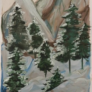 Зима в горах