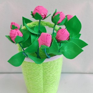 Корзина с розами