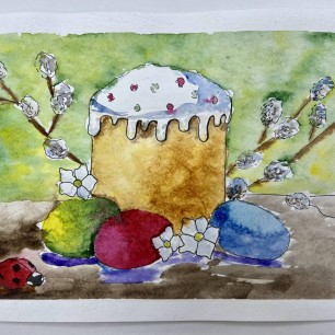 Пасхальный кулич