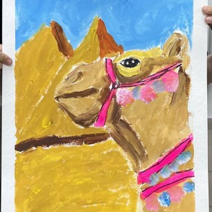 Верблюд в пустыне Египта