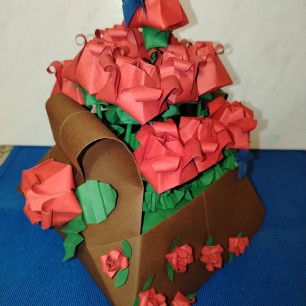Корзина роз