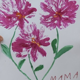 Цветочки для мамы