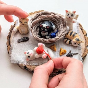 Пять котят (по стихотворению С. Михалкова "котята"