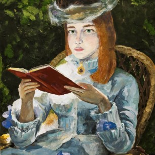 Автопортрет по мотивам картины Жюля Адольфа Гупиля.  "Ana Bolena Arquer"