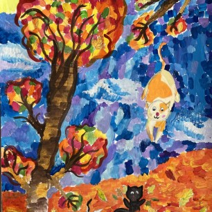«Кошачий листопад»