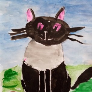 Котик и усики