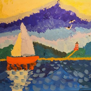 Горы, море, яхта