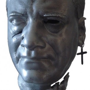 Автопортрет. литьё, алюминий