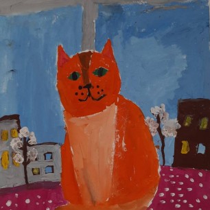 "Котик у окна"