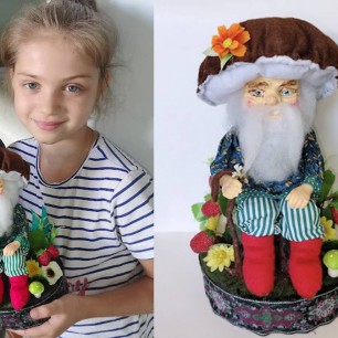 Кукла интерьерная "Старичок-боровичок"