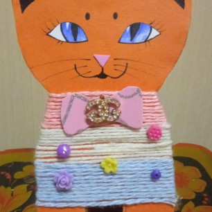 Котенок с бантиком