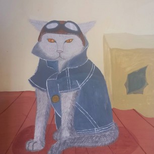 Стильный кот
