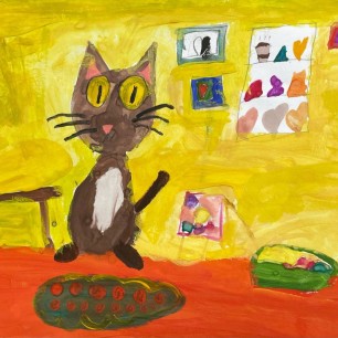Кот-игрун