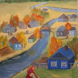 Осень в родном селе.