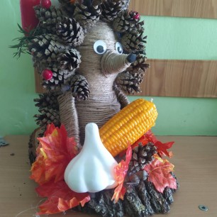 "Ёжик с дарами осени"
