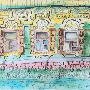 Ставенки нарядные. Омск