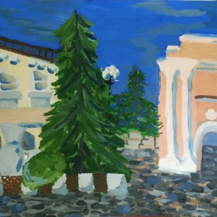 По улице Тарской к брегам Ирьыша. Омск