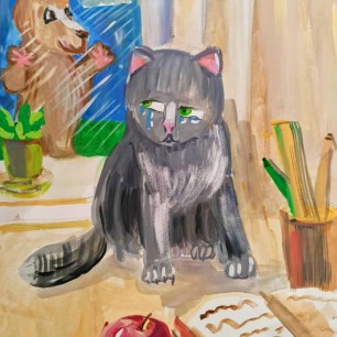 Обиженный котик