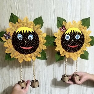 Осенние подсолнухи