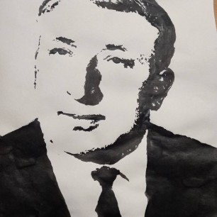 Портрет Расула Гамзатова