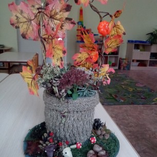 Осенняя икебана
