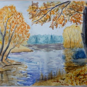 Осенний берег реки