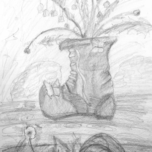 Летом в саду