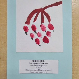 Гроздь рябины